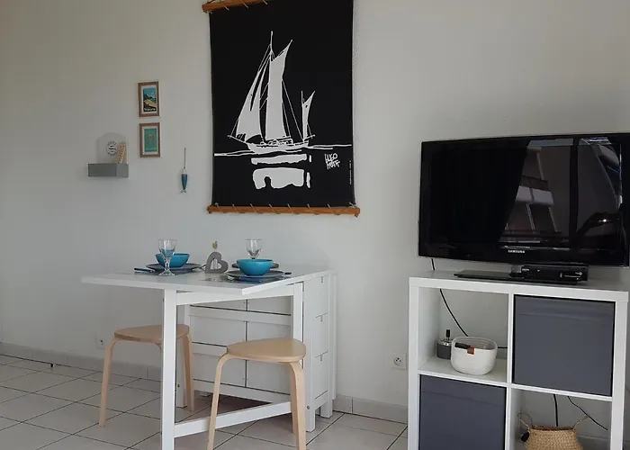 T2 Vue Les Pieds Dans L'eau Avec Parking Prive